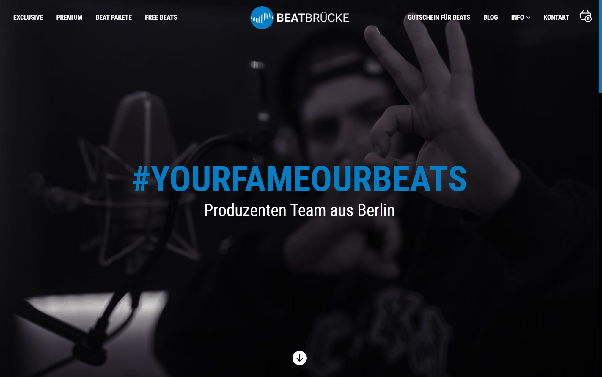 Beatbrücke Hero Desktop — #YOURFAMEOURBEATS